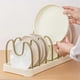 thumbnail image 3 of Organizador de ollas y sartenes para armario, soporte para tapas de ollas para encimera de cocina con divisor ajustable enchufable., 3 of 5