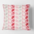 thumbnail image 2 of Designart Botanical Retro Design I' Mid-Century Modern Throw Pillow - 18x18, 2 of 2