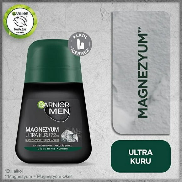 Garnier Men Magnesium Ultra Dry Roll