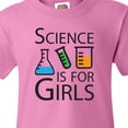 thumbnail image 4 of Inktastic Science is for Girls Youth T-Shirt, 4 of 5
