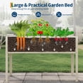 thumbnail image 3 of Bingirl Elevated Square Vegetable/Herbal Planting Box (Yellow), 3 of 6