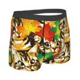 thumbnail image 3 of Daiia Kittens With Maple Leaves Men's Underwear Boxer Briefs, Cotton Stretch Moisture-Wicking Underwear-X-Large, 3 of 9