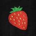 thumbnail image 2 of Dalix Strawberry Embroidered Cotton Relaxed Fit Short Sleeve Crewneck Tee Shirt Womens in Black 2XL XX-Large, 2 of 5