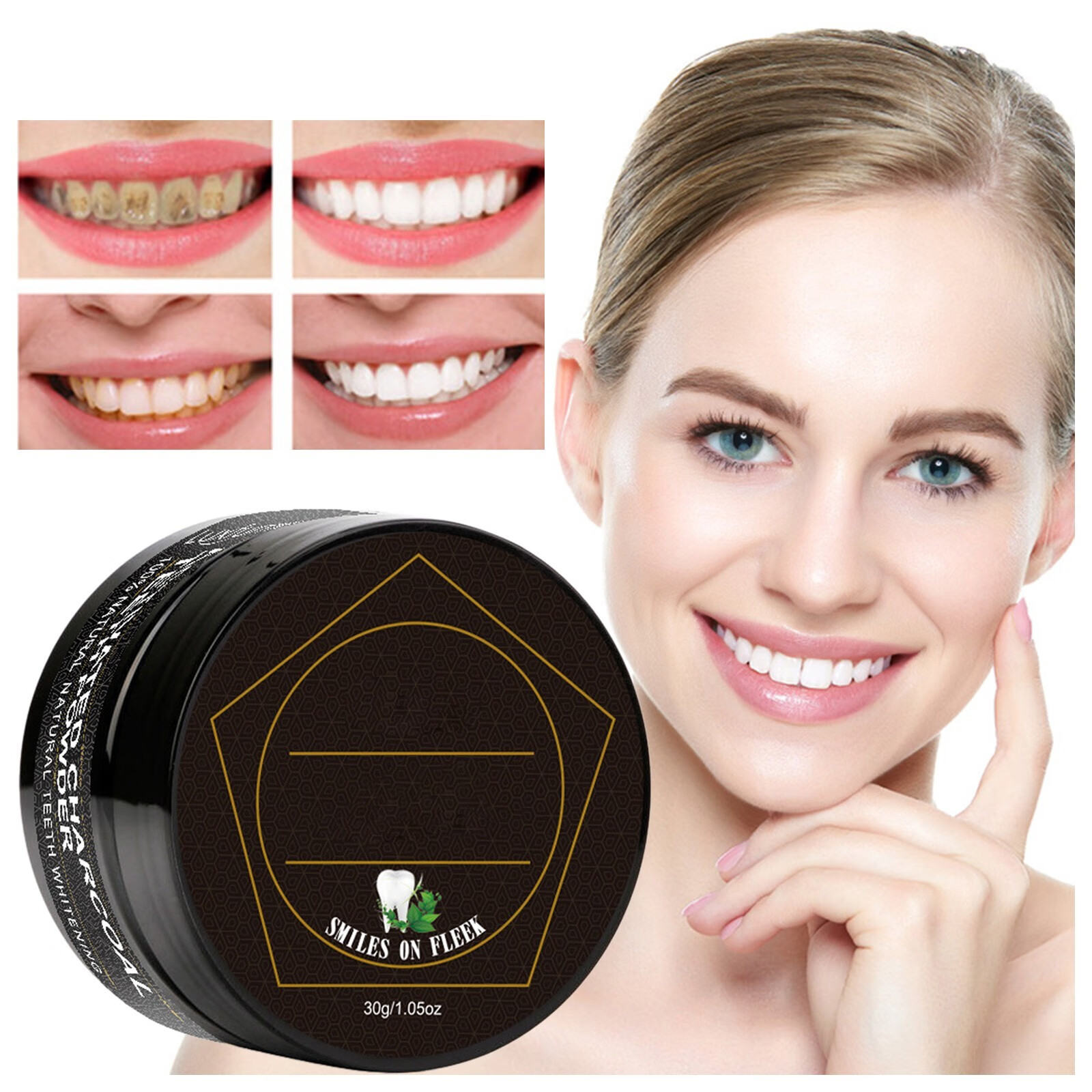 Ykohkofe Charcoal Tooth Powder Brightening Teeth Activated Carbon To