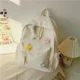 thumbnail image 4 of Mochila de lona de gran venta, ligera, con contraste, moderna, sencilla, de gran capacidad, versátil, para niñas, 4 of 5