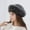 Grey, variant on Dyfzdhu Fashion Women Winter Mongolian Hat Solid Thick Warm Earmuffs Woollen Black