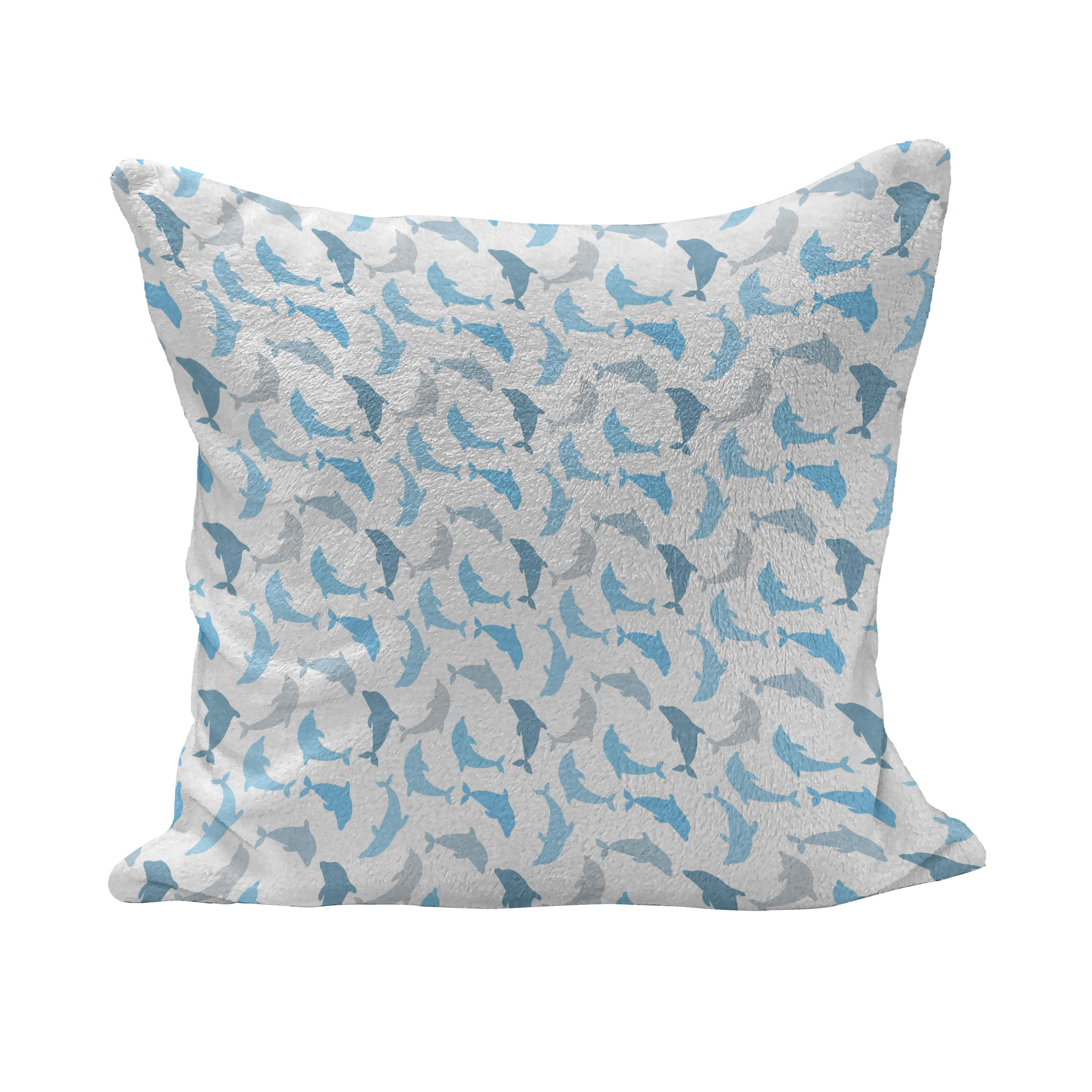 Decorative Square Accent Pillow Case Turquoise Seafoam Aquatic Look Modern Sealife Marine Shells Stars AMD Fish Under The Ocean Modern Image 18 X 18 Ambesonne Ocean Throw Pillow Cushion Cover 