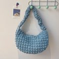 thumbnail image 1 of Bolso de mano a cuadros para mujer, correas de hombro ajustables suaves, Bolso de citas diario a la moda, 1 of 8