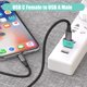thumbnail image 3 of Mini adaptador USB macho Zhivalor a hembra TYPE-C 2 uds verde, 3 of 8