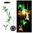 thumbnail image 1 of Colgante LED con forma de campanilla solar con forma de colibrí y campanilla, 1 of 4