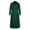 Green, variant on AOOCHASLIY Fall Savings Clearance,Women's Fashion Turndown Collar Loose Cotton Linen Long Sleeve Tightness High Waist Dress