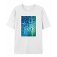thumbnail image 5 of T Shirts for Women Short Sleeve Cotton Crewneck T-Shirt, Abstract Dots Arti Tee Tops Casual Basic T-Shirts, XS-5XL White XS, 5 of 7