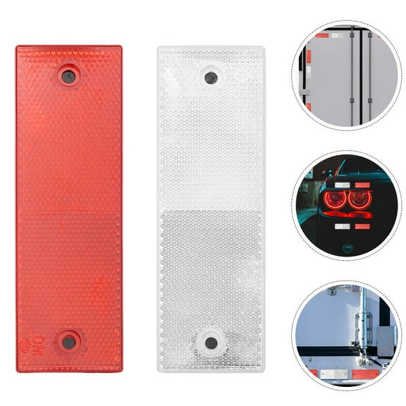 MLINS 10pcs Reflective Decals for Car Safety Outdoor Reflective Stickers for Vehicle Rims and Doors Reflectors for Trailers Motorcycles