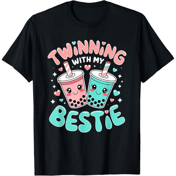 Twinning With My Bestie, Friends Spirit Week Girls Kids Day T-Shirt