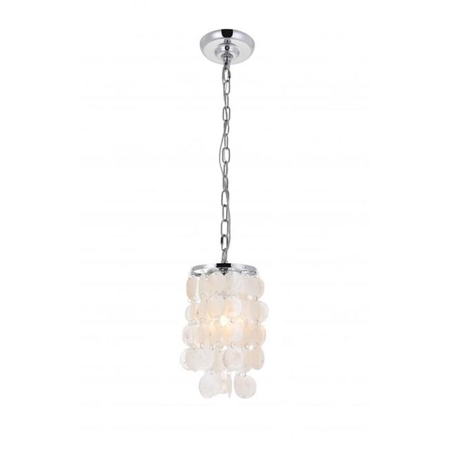 Living District LD5050D6C Selene 1 Light Chrome Ceiling Pendant