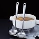 thumbnail image 4 of WEUVEB 1Jgo Cucharón Colador Para Sopa De Acero Inoxidable Con Mango Para Cocina, 4 of 8