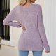 thumbnail image 5 of Puntoco Blusa regular sólida de manga larga con cuello cuadrado sexy de invierno para mujer Puntoco Puntoco-591, 5 of 5