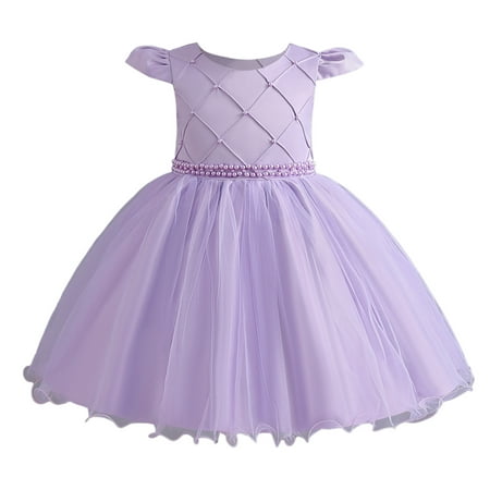 

Child Girls Pageant Dress Party Lace Pearl Decoration Gown Dresses Long Frocks for Girls 4 Years Girls Holiday Outfits Girls Sweater Solid Dresses for Little Girls Toddler Girls Dress Dress Mini Dress