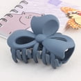 thumbnail image 2 of Acrylic Hair Claw Clips with Bowknot Design for Everyday Use Bathing Shower Large Size 5 Pieces, 2 of 9