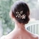 thumbnail image 5 of Peines para el cabello para bodas Accesorios para el cabello de novia con perlas falsas Peine lateral para el cabello con clip y flor Clip para el cabello con perlas y strass para novias, 5 of 8