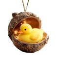 thumbnail image 1 of Adornos colgantes de bellota de animales del bosque, acrílicos, para árbol de Navidad, con diseños de ardilla, conejo y poni, colgantes planos 2D para regalar en las fiestas., 1 of 8