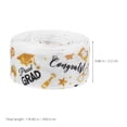thumbnail image 7 of WRISTBIQUE 2 Rolls Assorted Color Polyester Grad Ribbon for Graduation Parties and Celebrations 176.85X0.86X0.04in, 7 of 7