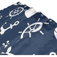 thumbnail image 3 of Retro Cartoon Whale Anchor Shower Curtain Waterproof Washable Bathroom Shower Curtain Polyester Cloth Fabric Bathroom Decor Set with 12 Hooks, 60x72 inches, 3 of 6
