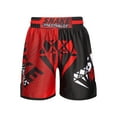 thumbnail image 3 of vastwit Kids Boys Muay Thai Shorts Boxing Kickboxing MMA Training Trunk Satin Fight BJJ Grappling Type C XL/120, 3 of 7