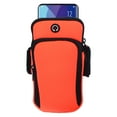 thumbnail image 4 of Uxcell Phone Arm Band for Running Armband Cell Phone Holder Carrier Orange, 4 of 5
