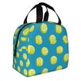thumbnail image 2 of Pofeuu Ball Tennis Print Lunch Bag Lunch Box Insulated Lunch Bag Adult Lunch Box for Men and Women, 2 of 8