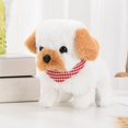 thumbnail image 1 of Electronic Plush Toys Puppy Plush Singing Interactive Puppy Stuffed Animals Animated Funny Toys Tail Wagging, Gifts for Boys Girls（Haba dog [yellow]）, 1 of 5