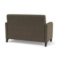 thumbnail image 3 of Siena Reception Reception Loveseat / Black Steel Legs / Brown / Brown, 3 of 5