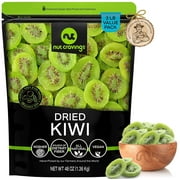 Dried Kiwi Slices, with Sugar Added 48oz, Bulk by Nut Cravings