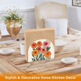 thumbnail image 6 of Yayeee Napkin Holder for Table Kitchen Paper Tissue Organization, Hand Drawn Floral, 6 of 8
