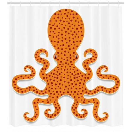 Kraken Shower Curtain Cute Spotty Octopus Pattern In Colors Kraken Shower Curtain Cute Spotty