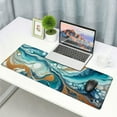 thumbnail image 6 of nygtbtfer  Large Mouse Pad and Keyboard Wrist Rest , Extended Mouse Pad with Wrist Support, Non-Slip Desk Mat Protector, Ultra Thick Desk Blotter for Office, Home 31.5x11.8 in, 6 of 6