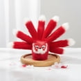 thumbnail image 4 of vlrwzc Cute Plush Nine-Tailed Fox Handmade Soft Fox Plushy Doll Exquisite Foxes Plush Figure Home Decorations for Adults, 4 of 7