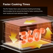 Nuwave Pro Toaster Oven & Air Fryer, 1800W Oven & Air Fryer Combo, Convection Toaster Oven