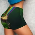 thumbnail image 4 of Kdxio St. Patrick's Day4 Print Workout Shorts for Women Seamless Soft Smooth Gym Yoga Scrunch Active Shorts, 4 of 9