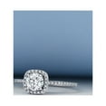 thumbnail image 3 of 2.00 Cts Certified Cushion Moissanite, 18K White Gold Plated, Sterling Silver Solitaire Engagement Ring, Anniversary Ring , Wedding Ring, 3 of 4