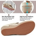 thumbnail image 6 of Ablanczoom Women Sandals - Massage Function Platform & Wedge Sandals for Women Shoes, 6 of 7