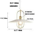 thumbnail image 2 of Modern Creative Pendant Light, Minimalism Nordic Style Pendant Lamp, Farmhouse Pendant Lighting, Ceiling Pendant Light Fixture for Over Kitchen Island Dining Room Table Bar Counter Entrance, 2 of 5
