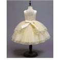 thumbnail image 3 of Robe de Demoiselle d'Honneur Princesse Été Enfants Mariage Anniversaire Robe de Fête Robes pour Filles Robe de Bal Vêtements Fillette, 3 of 6