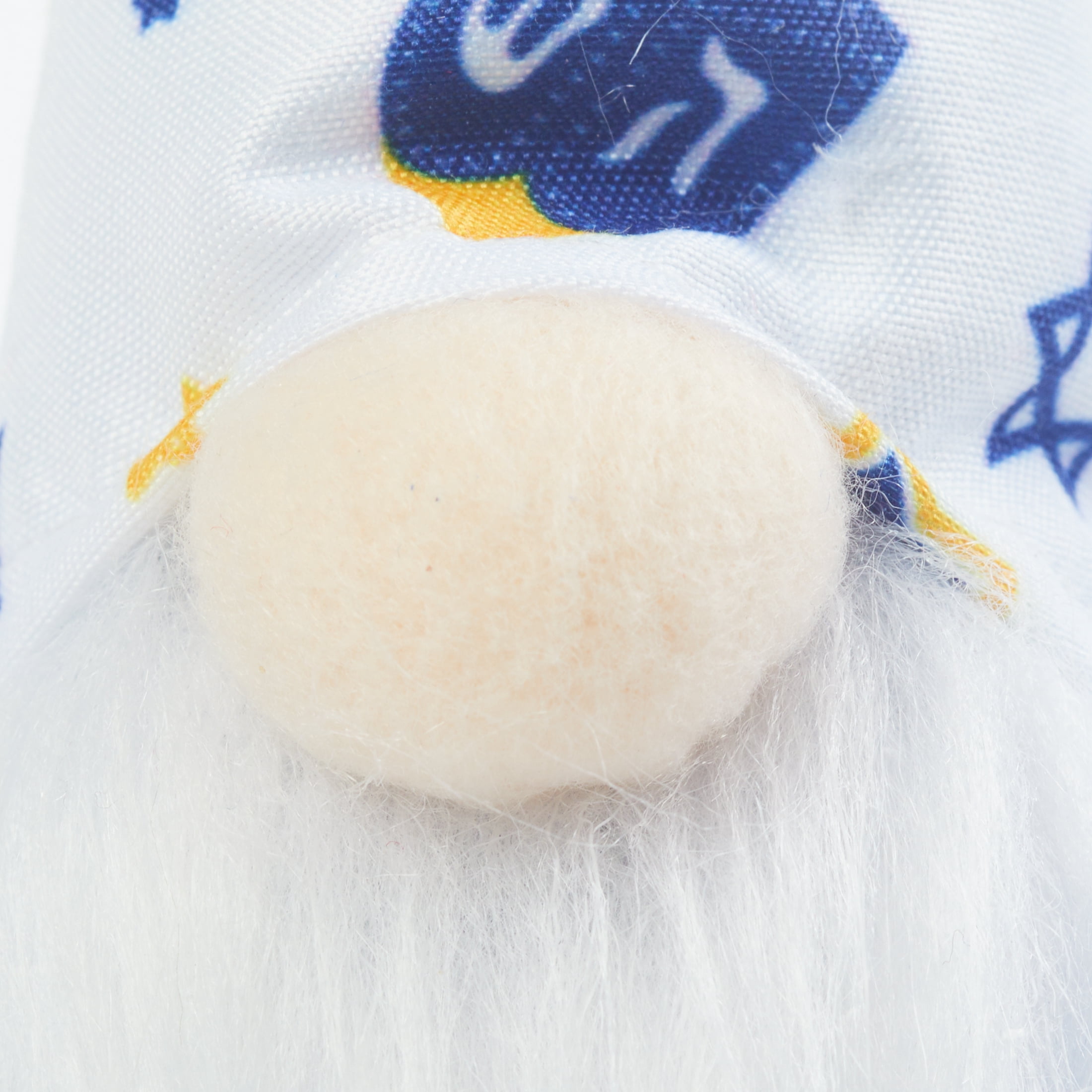 Hanukkah, White Menorah Gnome Tabletop Decoration, 7 inch, Way To Celebrate