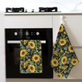 thumbnail image 4 of Disketp Sunflowers Waffle Weave Kitchen Dish Cloth,Super Absorbent Kitchen Dish Towels 16*26 Inches for Dish Rags Washing Dishes, Drying Dishes, 4 of 7