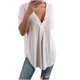 thumbnail image 2 of Fiudx Ofertas y Liquidaciones Blusas y Camisas de Manga Corta con Cuello En V para Mujer, Informales, a La Moda, Primavera y Verano, 2 of 6