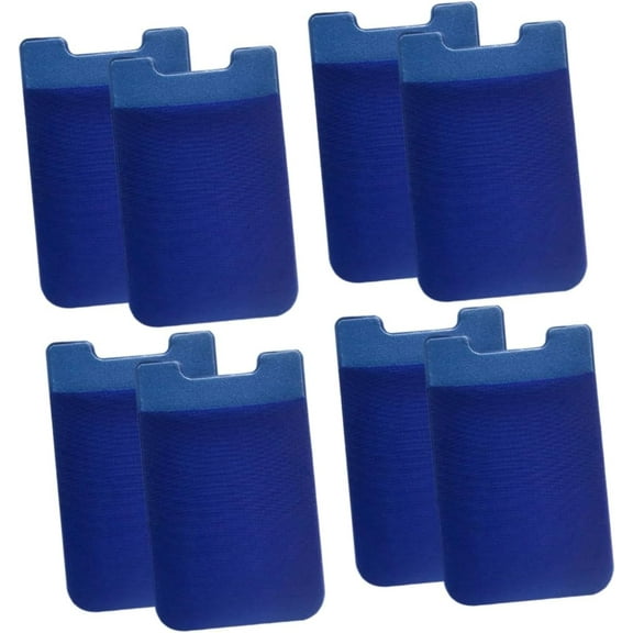8 pcs Elastic Phone Wallet Stick on Wallet for Phone case Cards Bag case Pocket Intelligent Backrest
