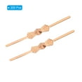 thumbnail image 3 of Uxcell 33mm/1.3" Length Chandelier Connector Clip Chandelier Bowtie Pin Rose Golden 200 Pack, 3 of 6