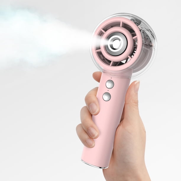 Ventilador portátil portátil BreezeBoost con nebulizador Mist 6000 mAh