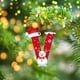 thumbnail image 5 of Adornos navideños, adornos navideños, regalos navideños, árbol de Navidad acrílico 2D, colgante de 26 letras, regalo decorativo, colgantes para fiestas navideñas familiares, objetos colgantes, 5 of 6